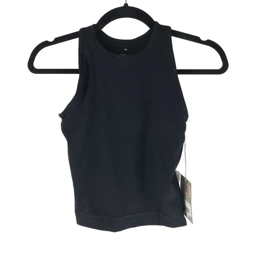 Everlane Womens The Perform Tank Top Cropped Shelf Bra Black XXS - Image 3