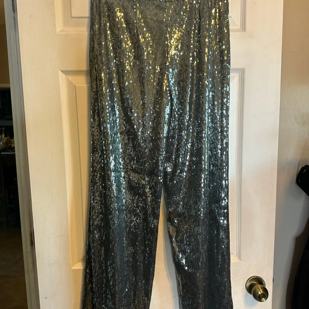 A‎ New Day Silver Wide-Leg Trousers - Image 6
