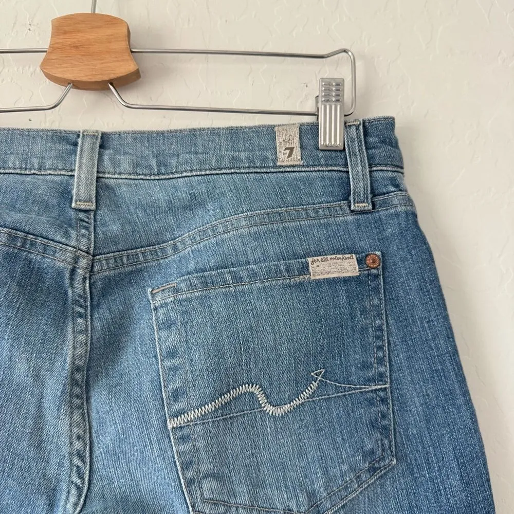 7 For All Mankind Low Rise Crop Roxanne Jeans Size 29 - Image 7