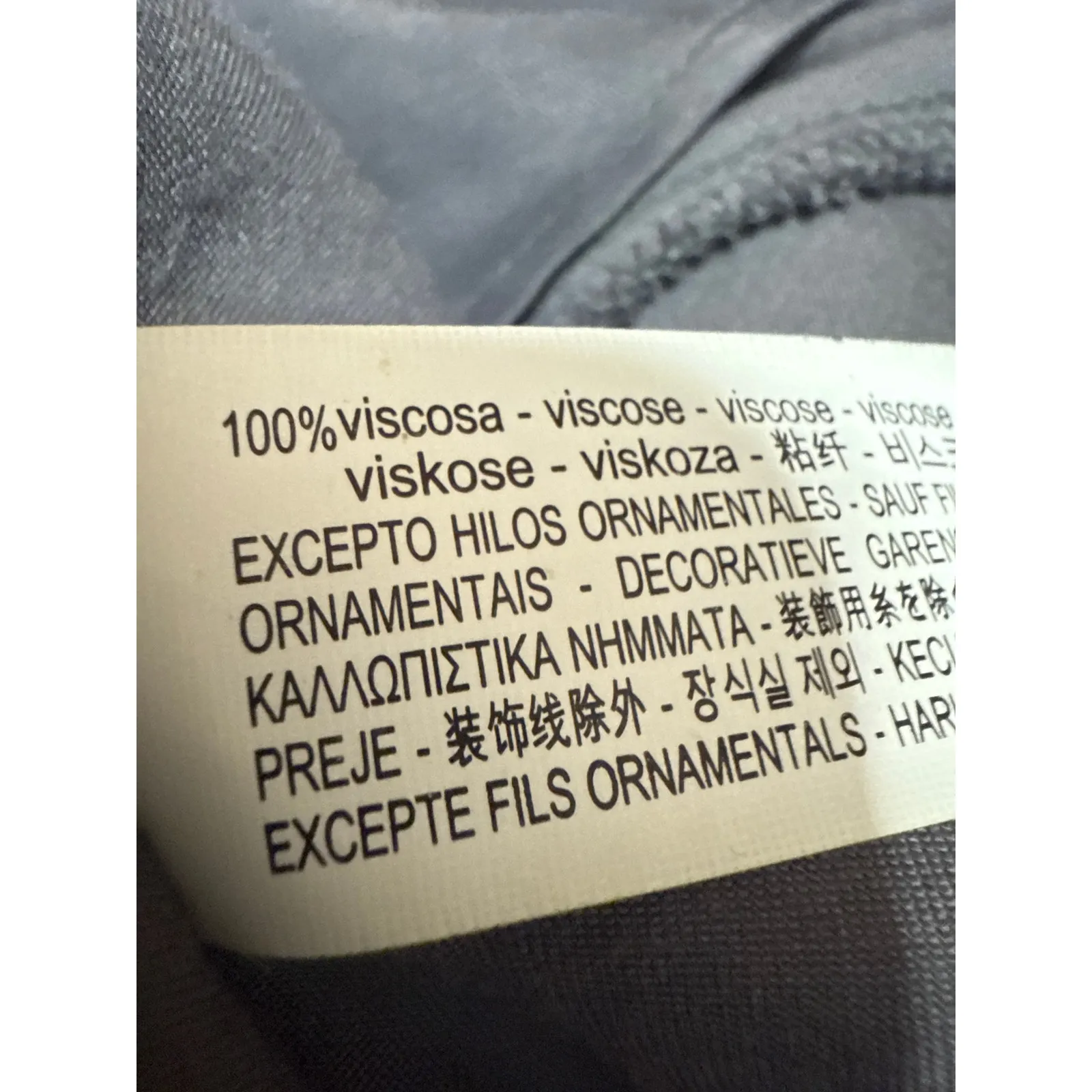 Zara Charcoal Gray Embroidered Lace Sleeveless Cami Slip Midi Dress Size XS - Image 6