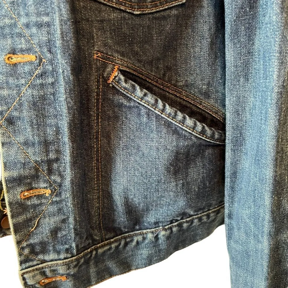 Wrangler Owl Embroidered Jean Trucker Jacket Vintage 70’s - Image 8