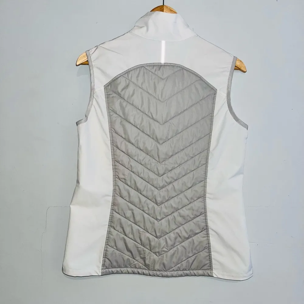 Eddie Bauer Zip Up Vest Sz L - Image 2