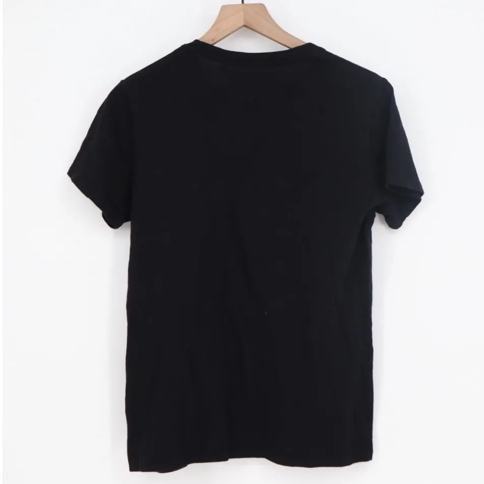 American Giant Black Crew Neck T Shirt Made in USA Size Large Mens Womens - Image 5