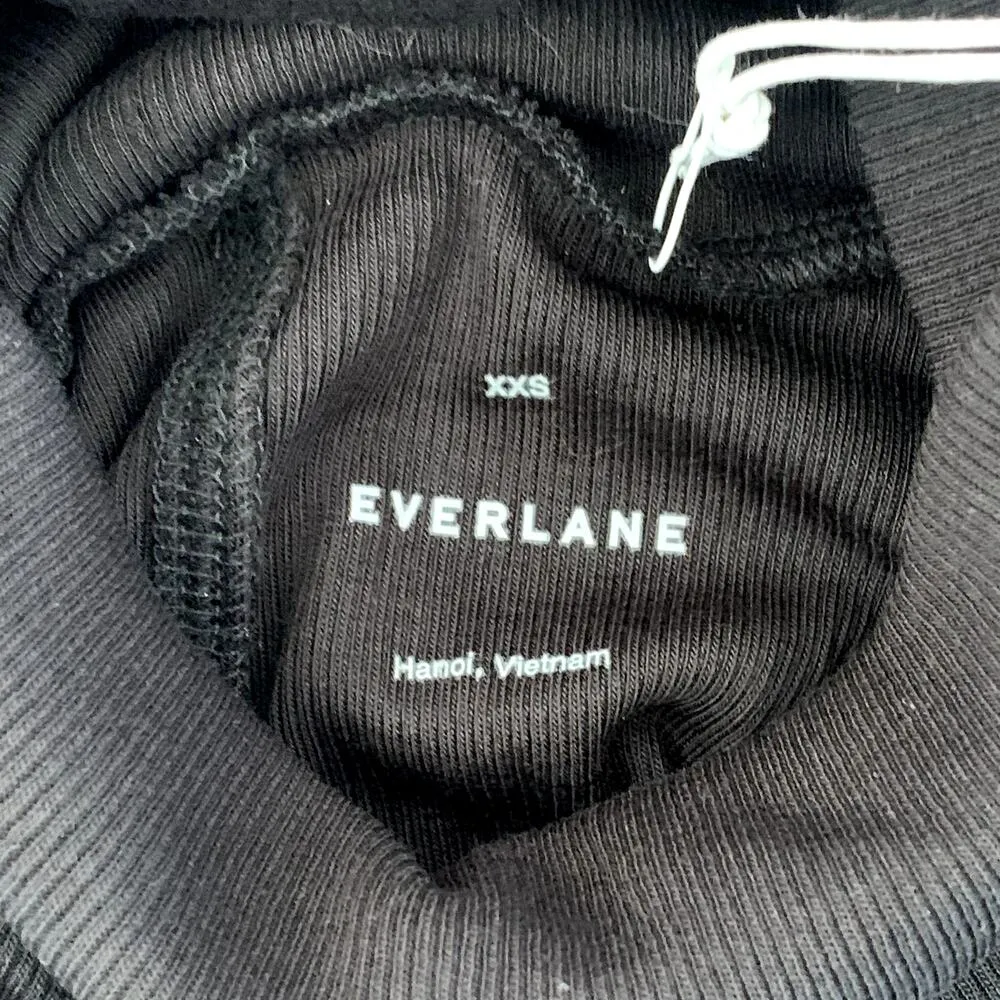 NWT Everlane The Pima Micro-Rib Turtleneck in Black - Image 5