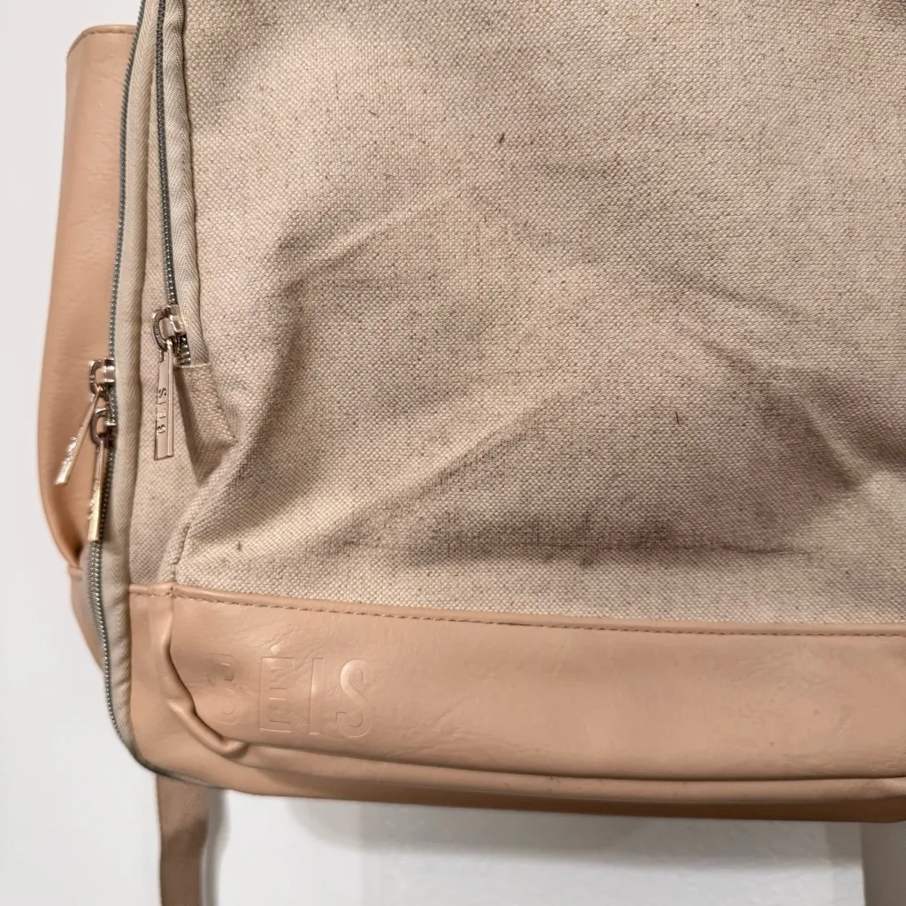 Beis The Travel Backpack in Beige - Image 5