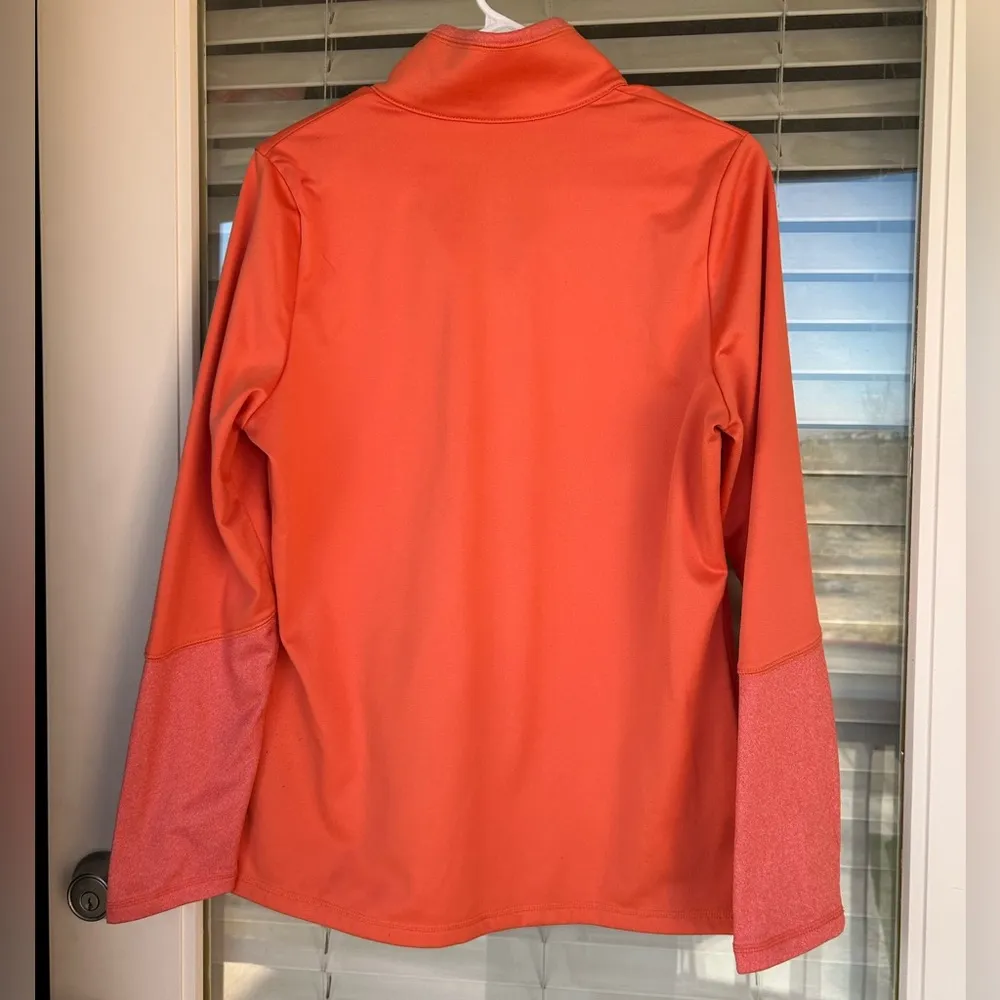 The North Face Vibrant Orange Quarter-Zip Pullover - Image 2