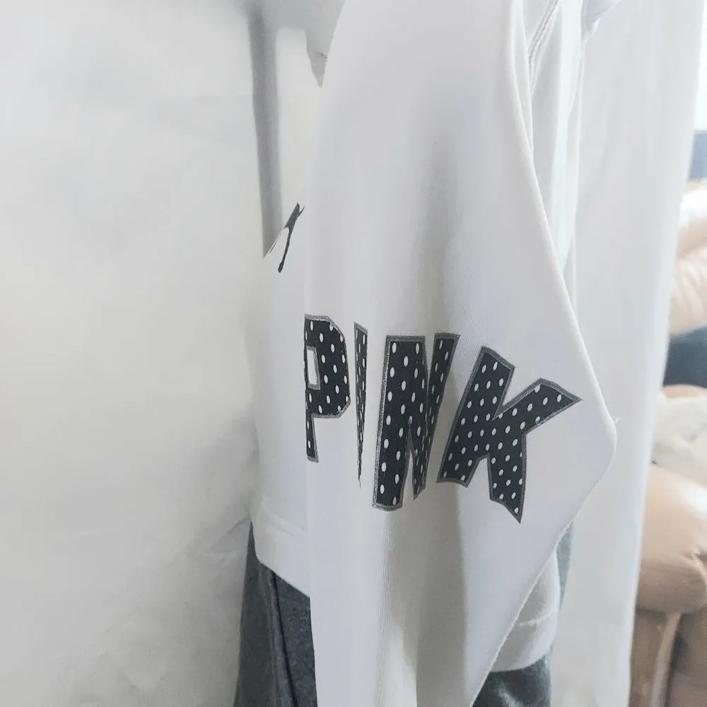 Pink Victoria's Secret cowl neck pullover size xs - Image 3