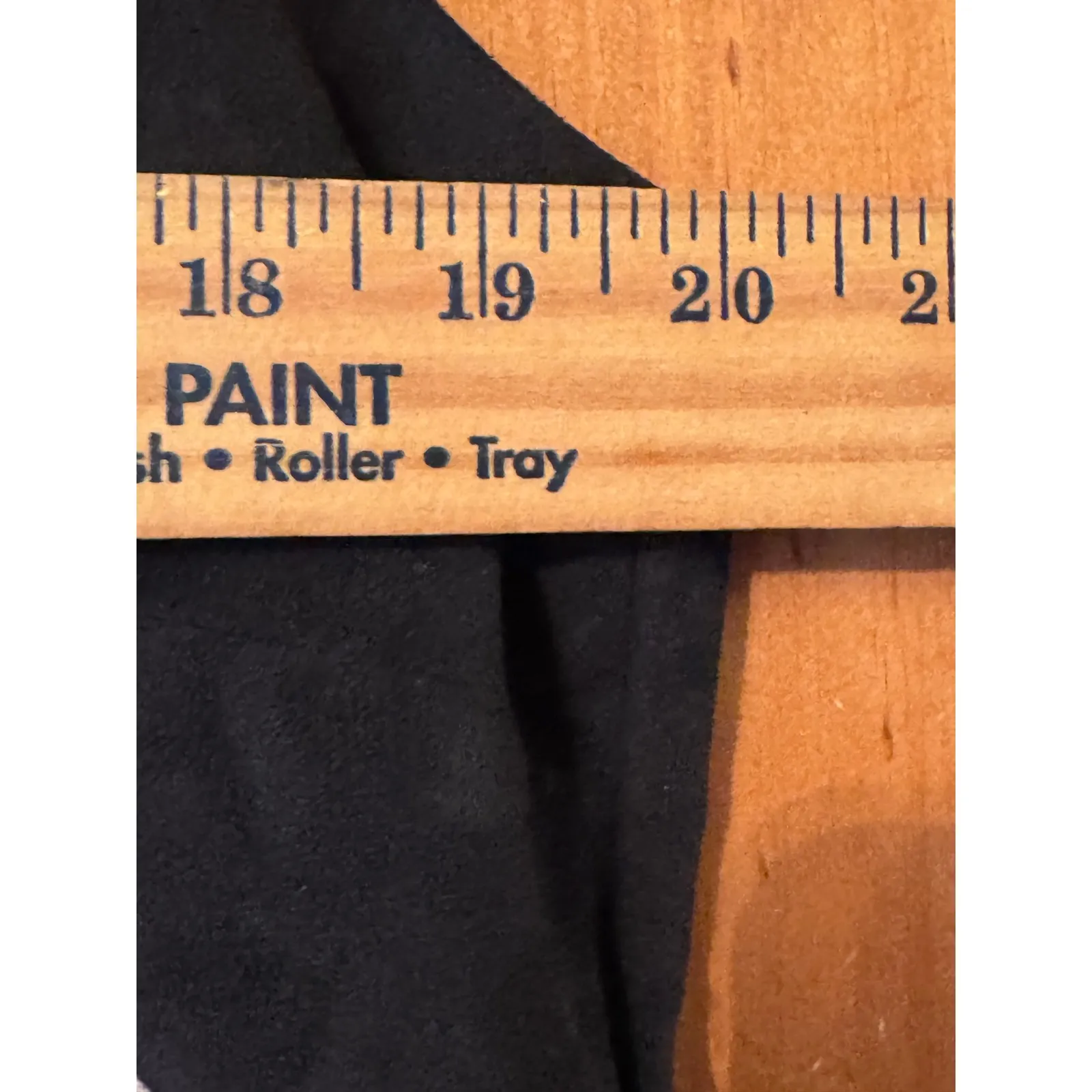 Chicos Sleeveless Dress Faux Suede Leather Chevron Geometric Black Tan Neutral - Image 6