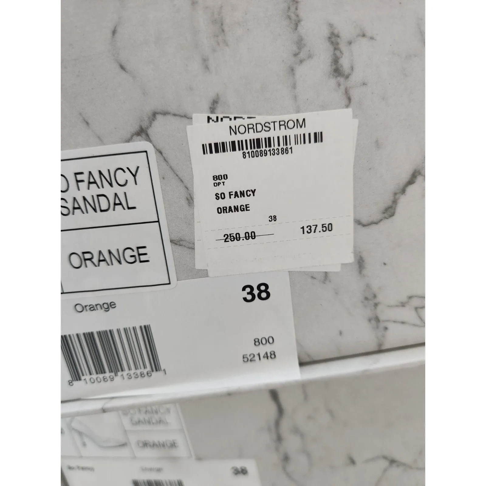 Jessica Rich Women So Fancy Tall Pump Clear Pointed Toe heel Orange Sz 6, 8, 9, - Image 9