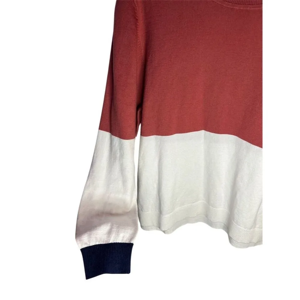 Southern Tide Women's Colorblock Pullover Sweater Multicolor Size M - Image 2