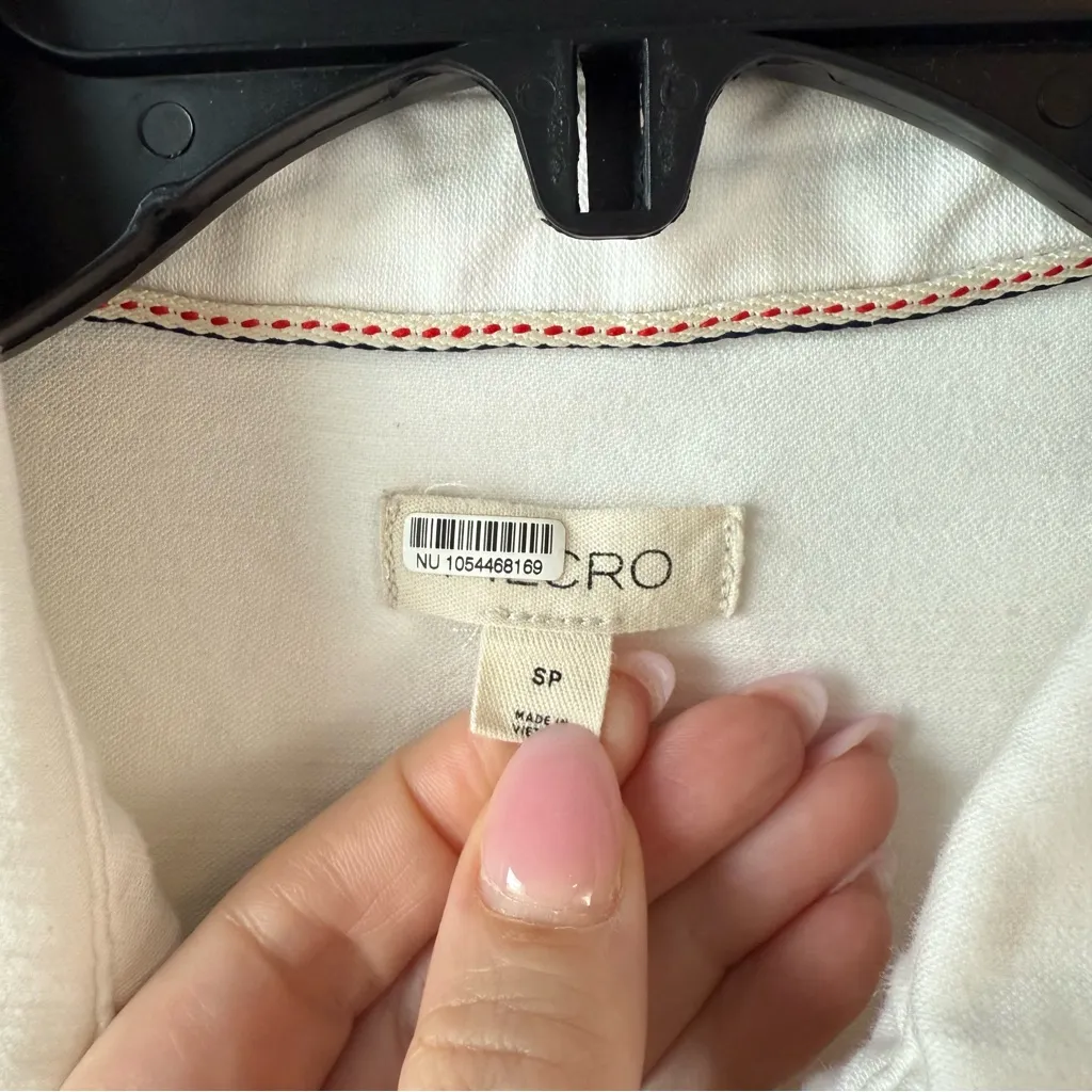 Anthropologie Pilcro Denim Mini Shirt Dress Light Sand S Petite - Image 5