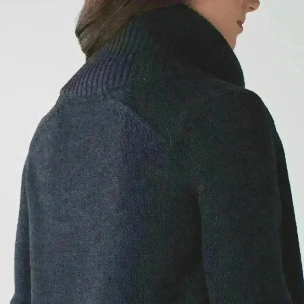 Lululemon Karmic Cocoon Wrap in Heathered Black Size 8 $198 - Image 7
