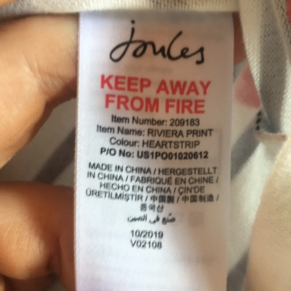 Joules “Heartstrips” Knit Dress Size 6 - Image 9