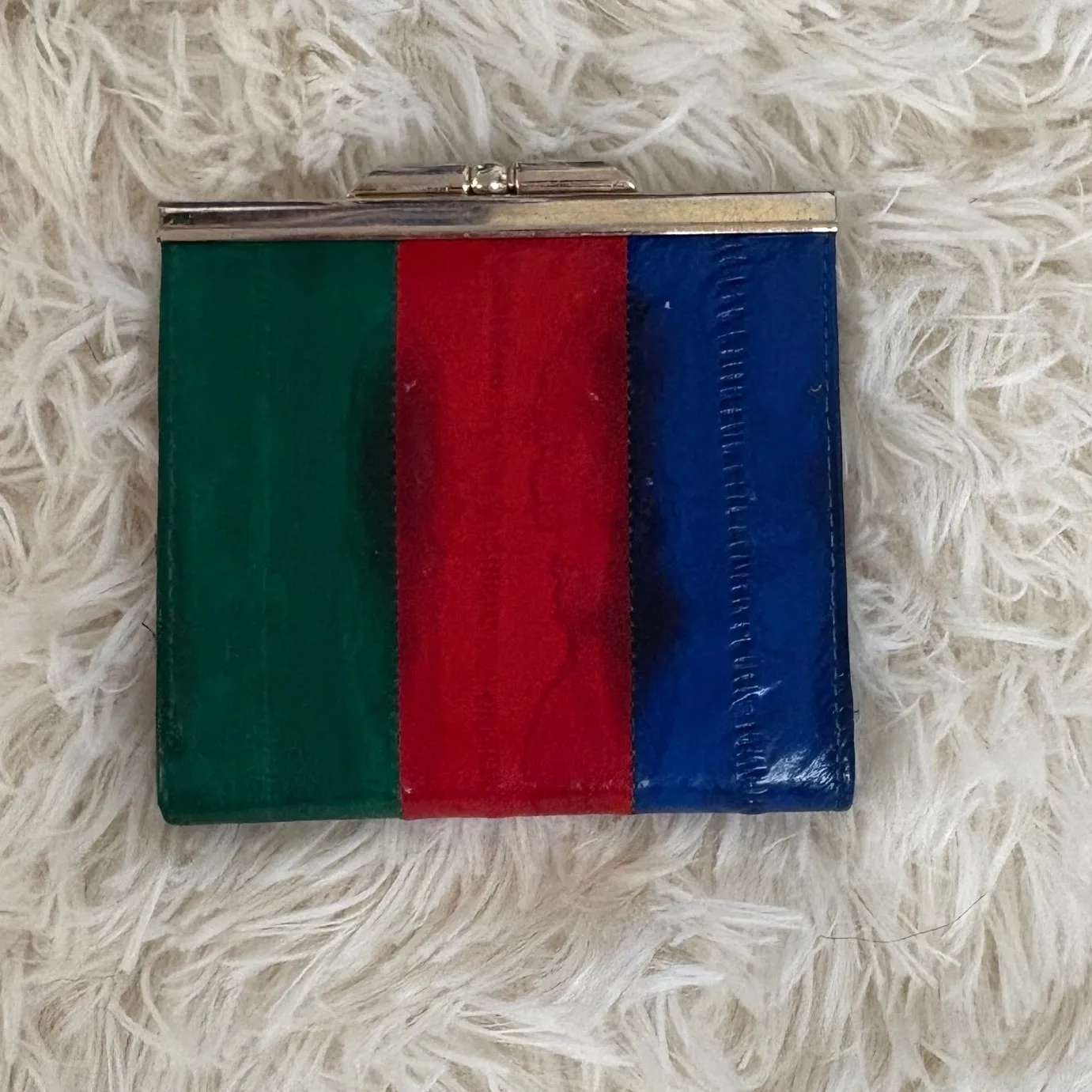 Vintage 80's Eel Skin Tri - Image 2