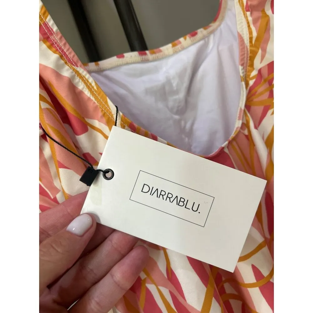 Shopbop Diarrablu Leila One Piece Swimsuit Blossom Rose Womens Size Large Pink - Image 10