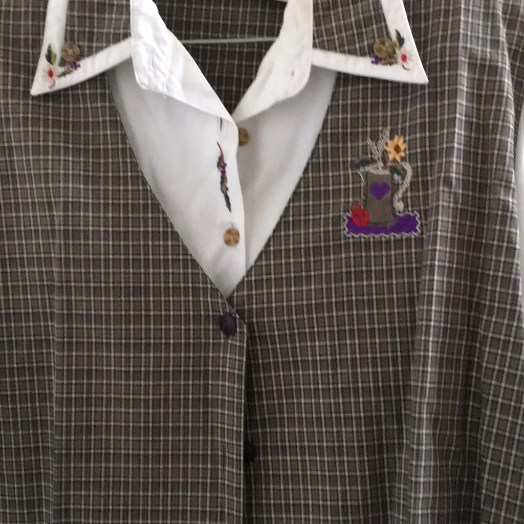 FINAL MARKDOWN One piece two piece look Napa valley blouse lp Size undefined - Image 2