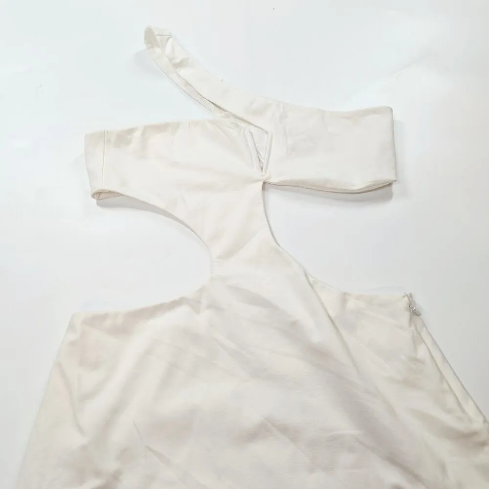 NBD  Kara Midi Dress in White Medium - Image 5