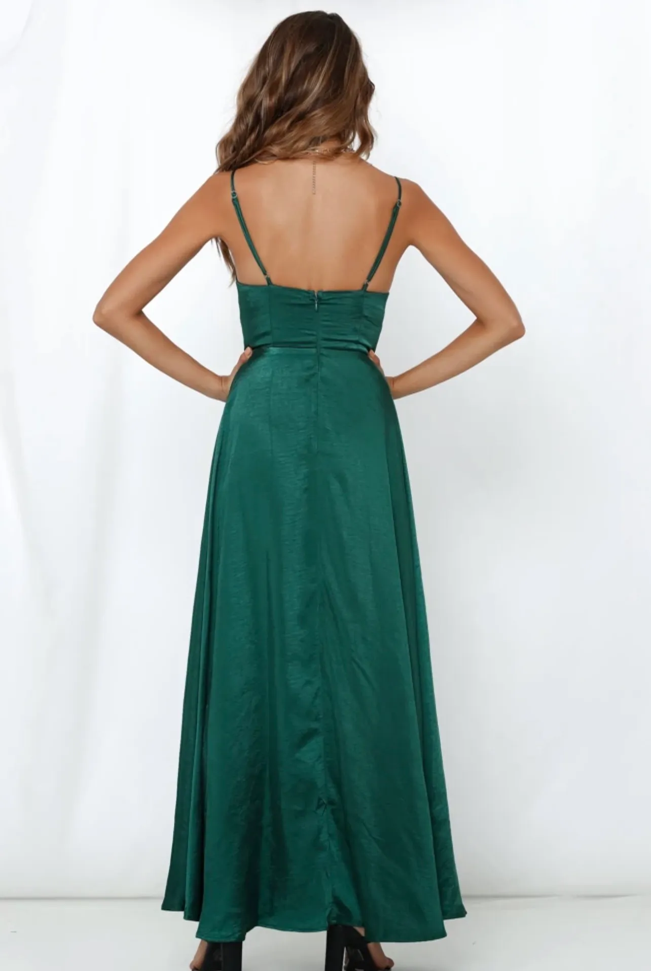 Hello Molly Green Maxi Dress - Image 2