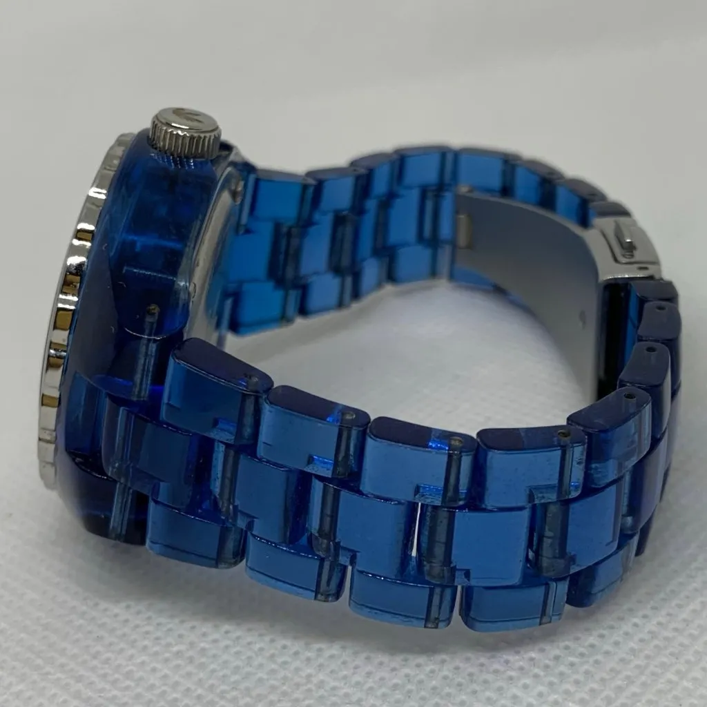 Adidas Cambridge ADH2552 women watch blue tone 35mm round case 7” running - Image 4