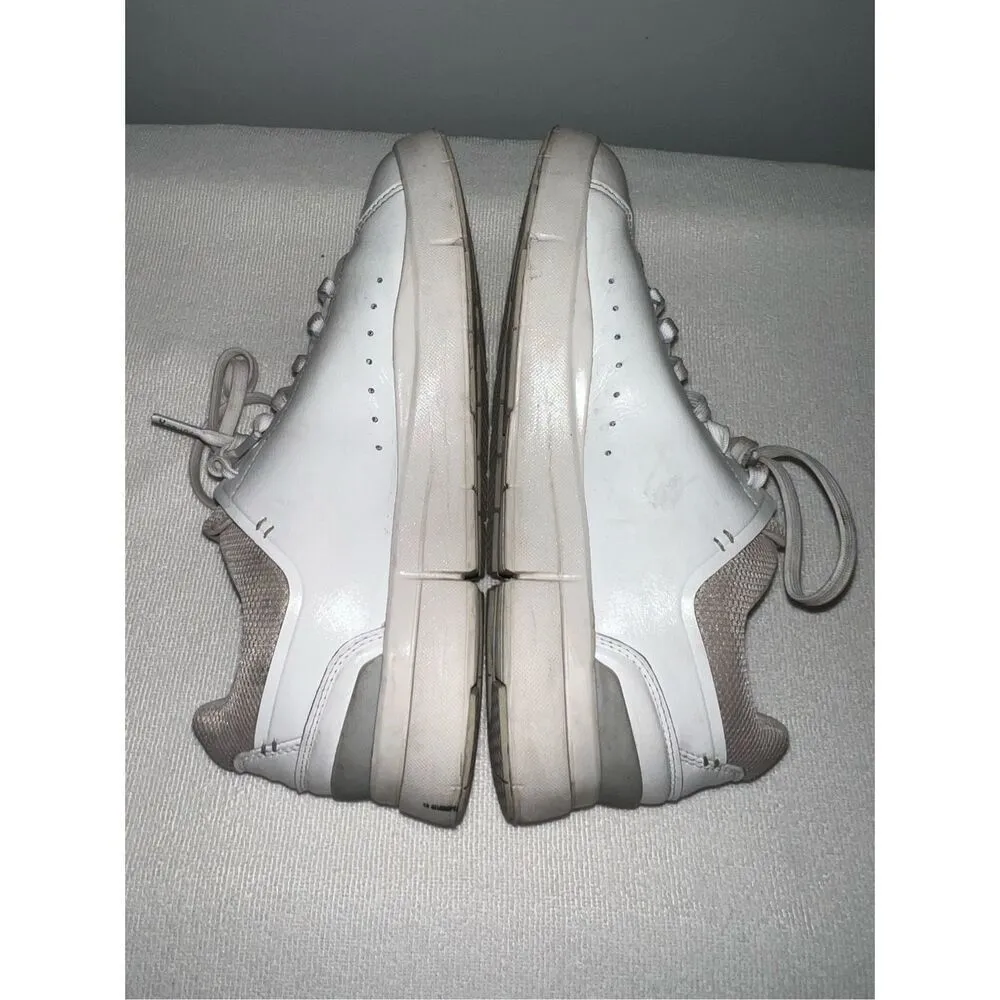 On Cloud The Roger Advantage Womens Size 8.5 White Leather Sneakers - Image 6