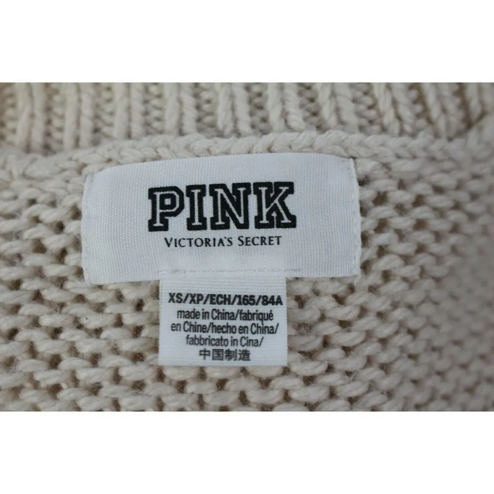 ladies PINK victoria's secret sweater size XS - Image 6