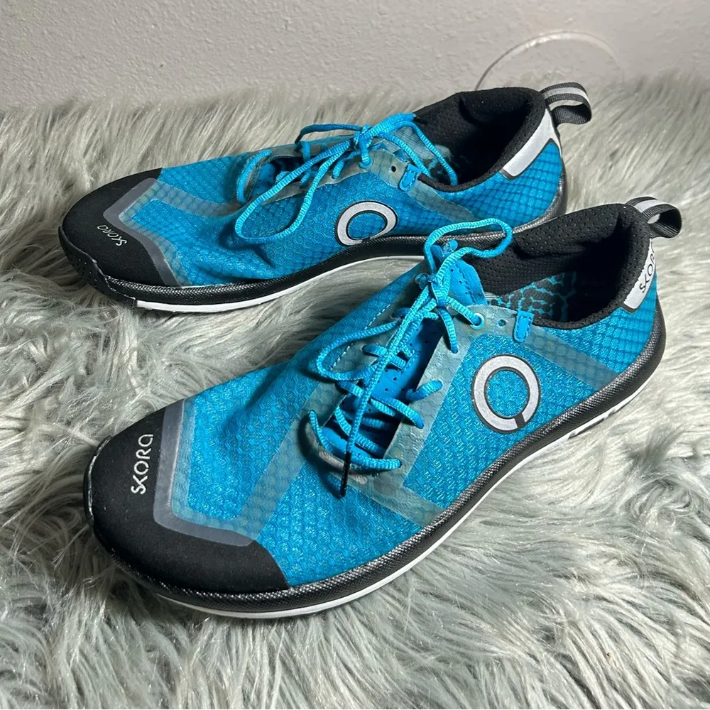 SKORA TEMPO SS15 Designed for the Long Distance Runner Blue Athletic Shoes Sz 9 - Image 4
