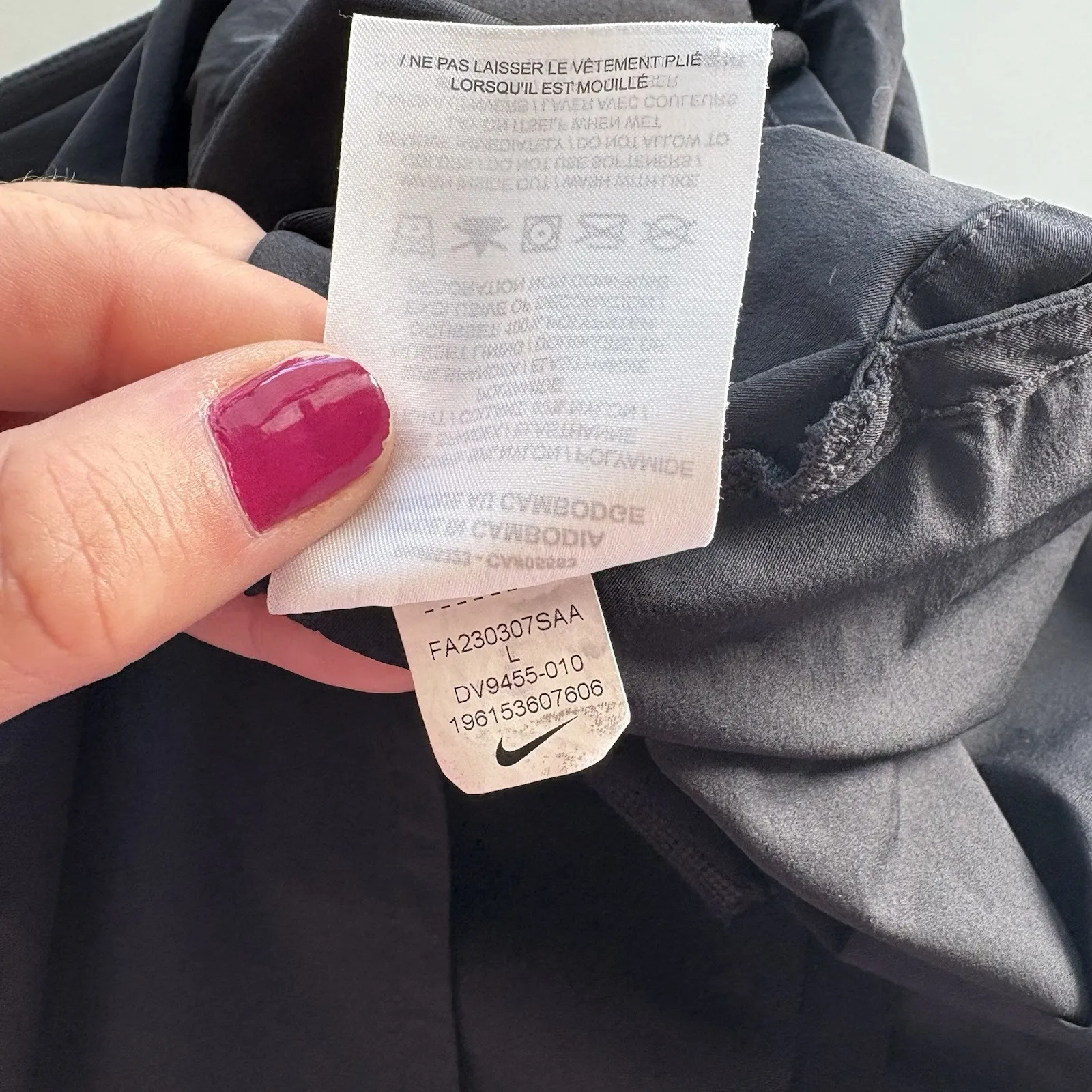 Nike Dri-Fit Bliss Large Golf‎ Tennis Skirt Skort 7" Shorts Black DV9455 - Image 7