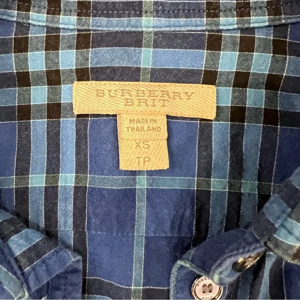 BURBERRY BRIT CHECK COTTON SHIRT - Image 5