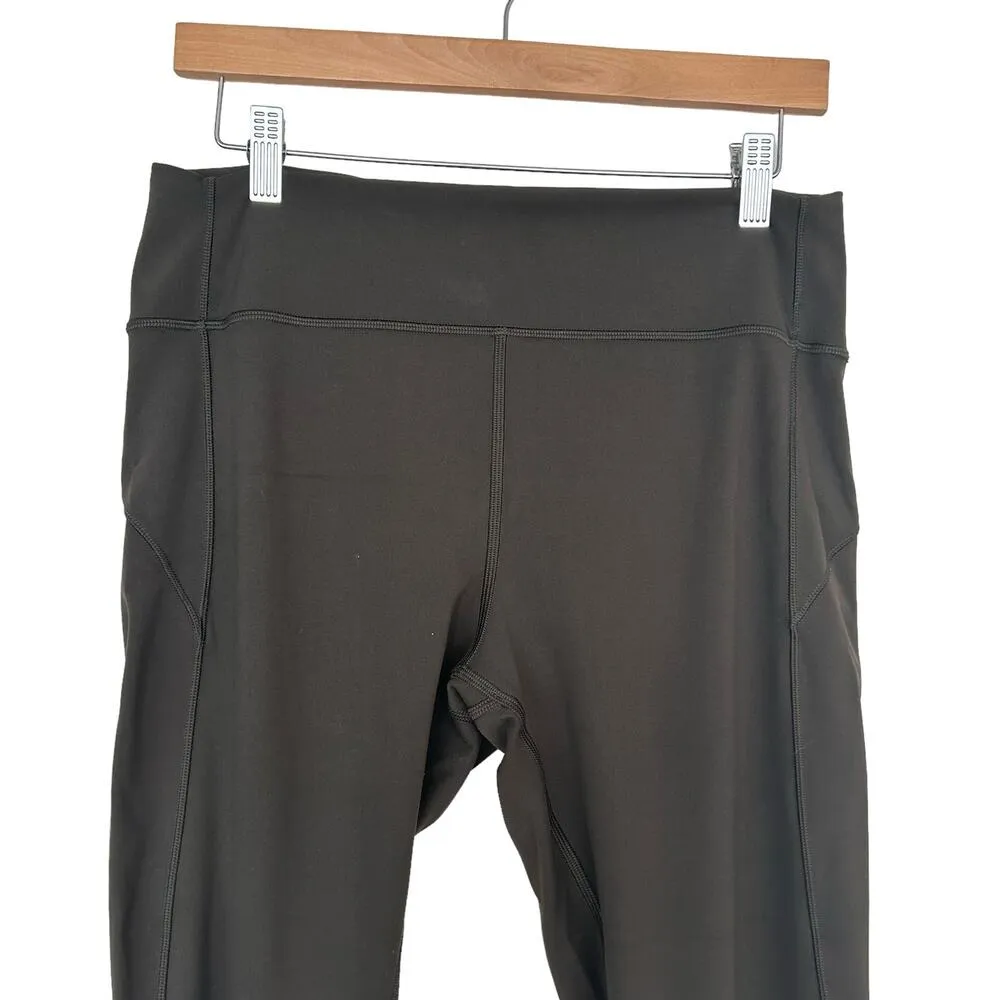 Lululemon Green In Movement 7/8 Tight Everlux Leggings Sz 12 - Image 3