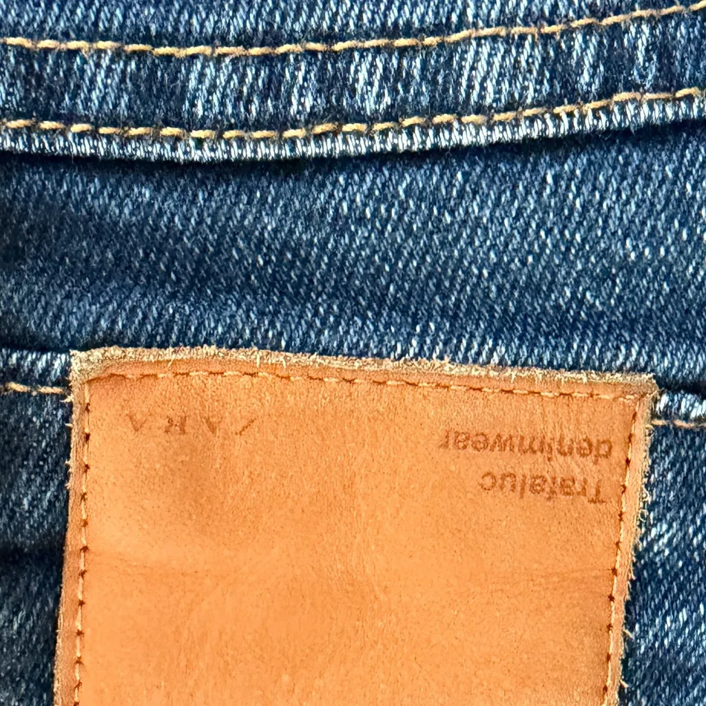 Zara Blue Skinny Jeans with Floral Embroidery - Image 7