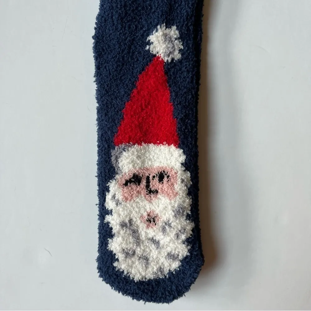 Old Navy Fuzzy Santa Clause Socks - Image 4