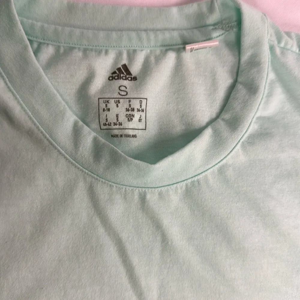 Adidas Light Green Sleeveless Top - Image 4