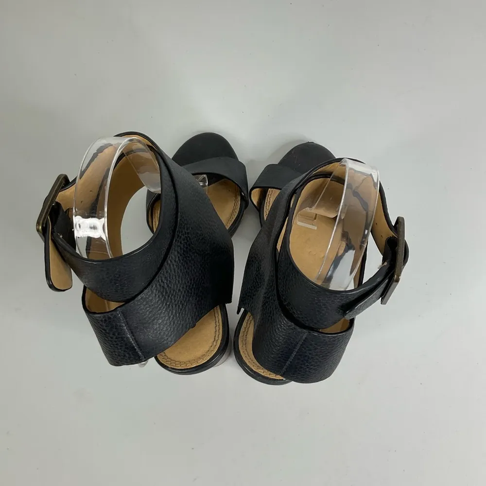 Splendid Black Ankle Strap Block Heel Sandals Size 6.5 - Image 5