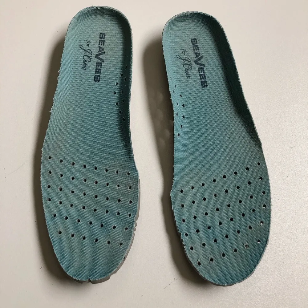 J Crew SeaVees Sneakers Shoe Canvas Legend Poplin Embroidery Banana Yellow Cream - Image 12