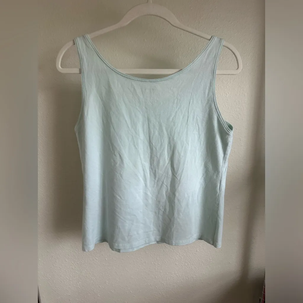 Eileen Fisher Light Mint green Tank Top. - Image 7