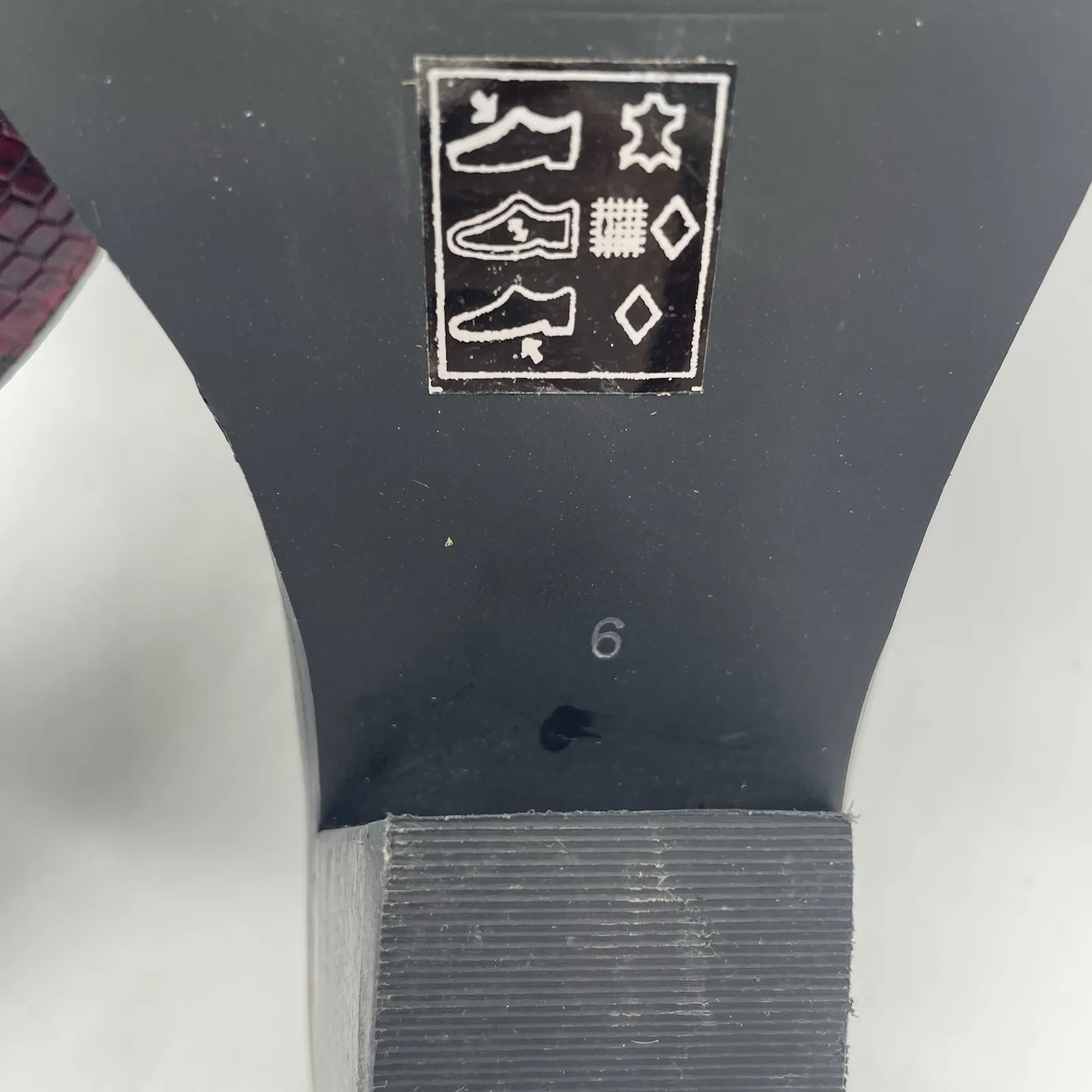 Asos Womens 6 Shoes Heeled Mules Snake Print Fuchsia Faux Leather Slides Western - Image 9