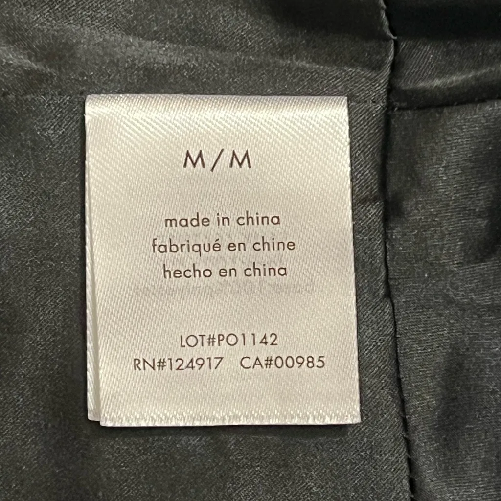 WeWoreWhat Faux Patent Leather Peplum Corset Top, size M - Image 7