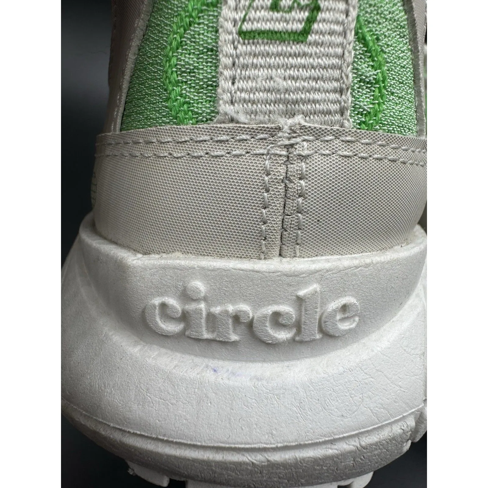 Circle Super Natural Runner Athletic Sneaker Women Sz 8 Green Lightweight Shoes - Image 5