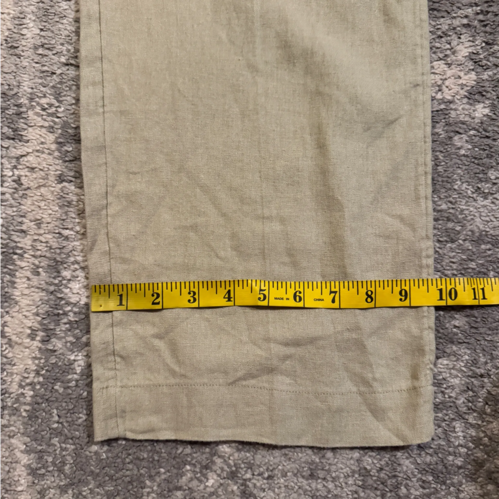 Women’s NWT A New Day Green Linen Pants - Image 8