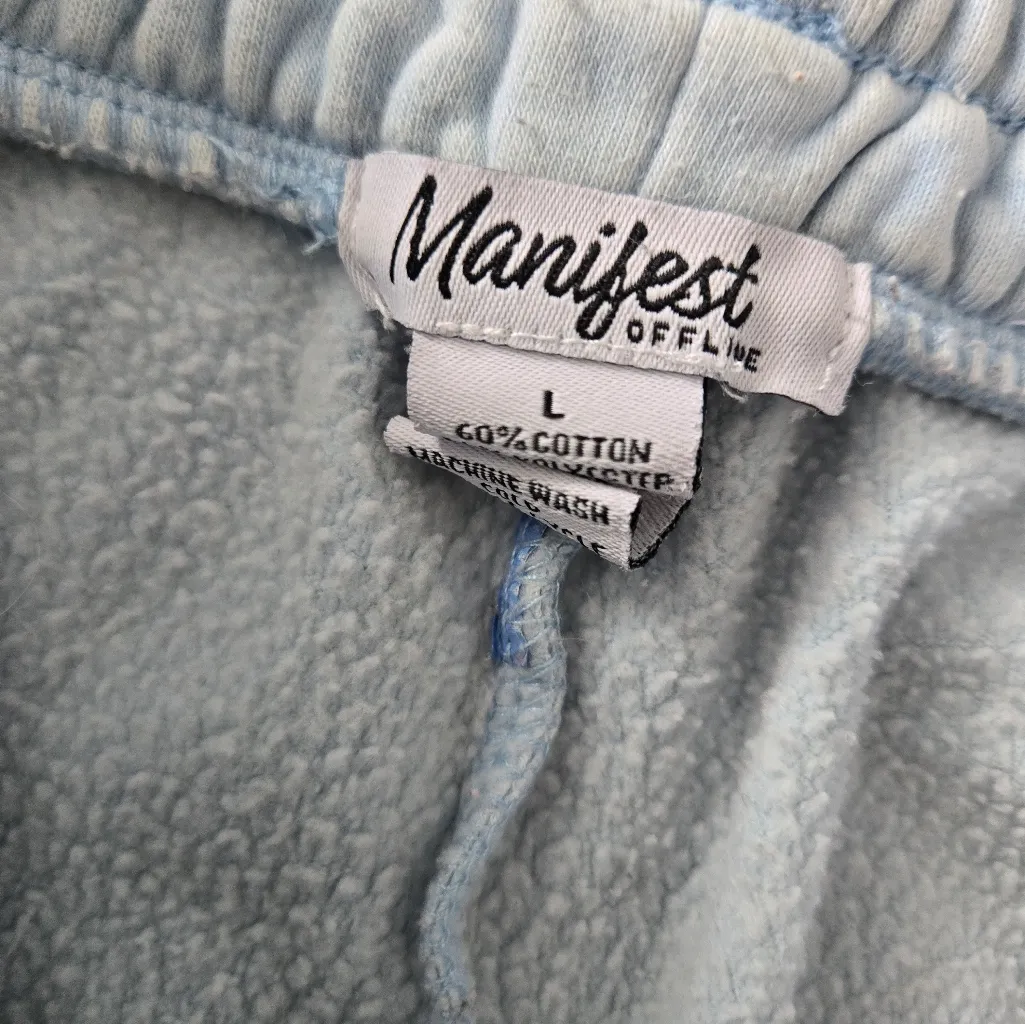 Light Blue Casual Shorts Size L - Image 4