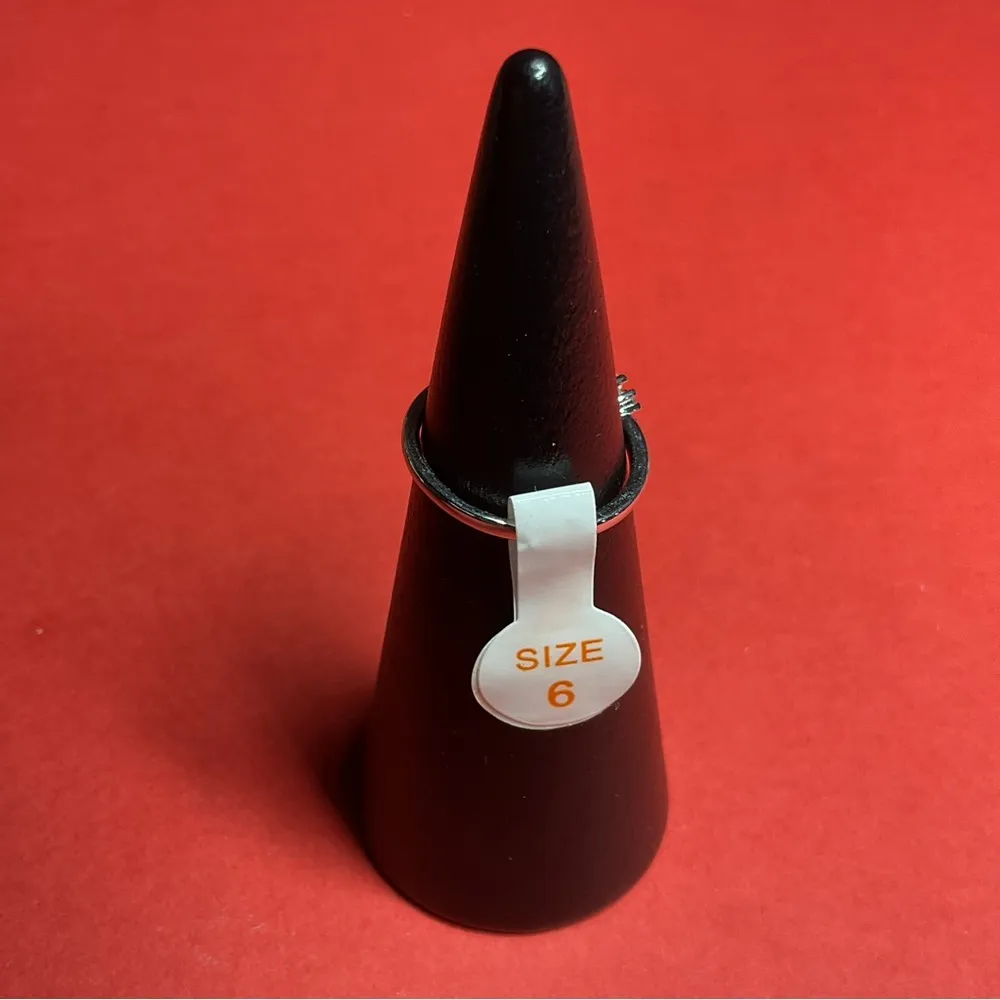 Bomb Party RBP5418 “The Sterling Club” Genuine Amethyst on .925 SSS Sz6 Ring NWT Silver Size 6 - Image 3