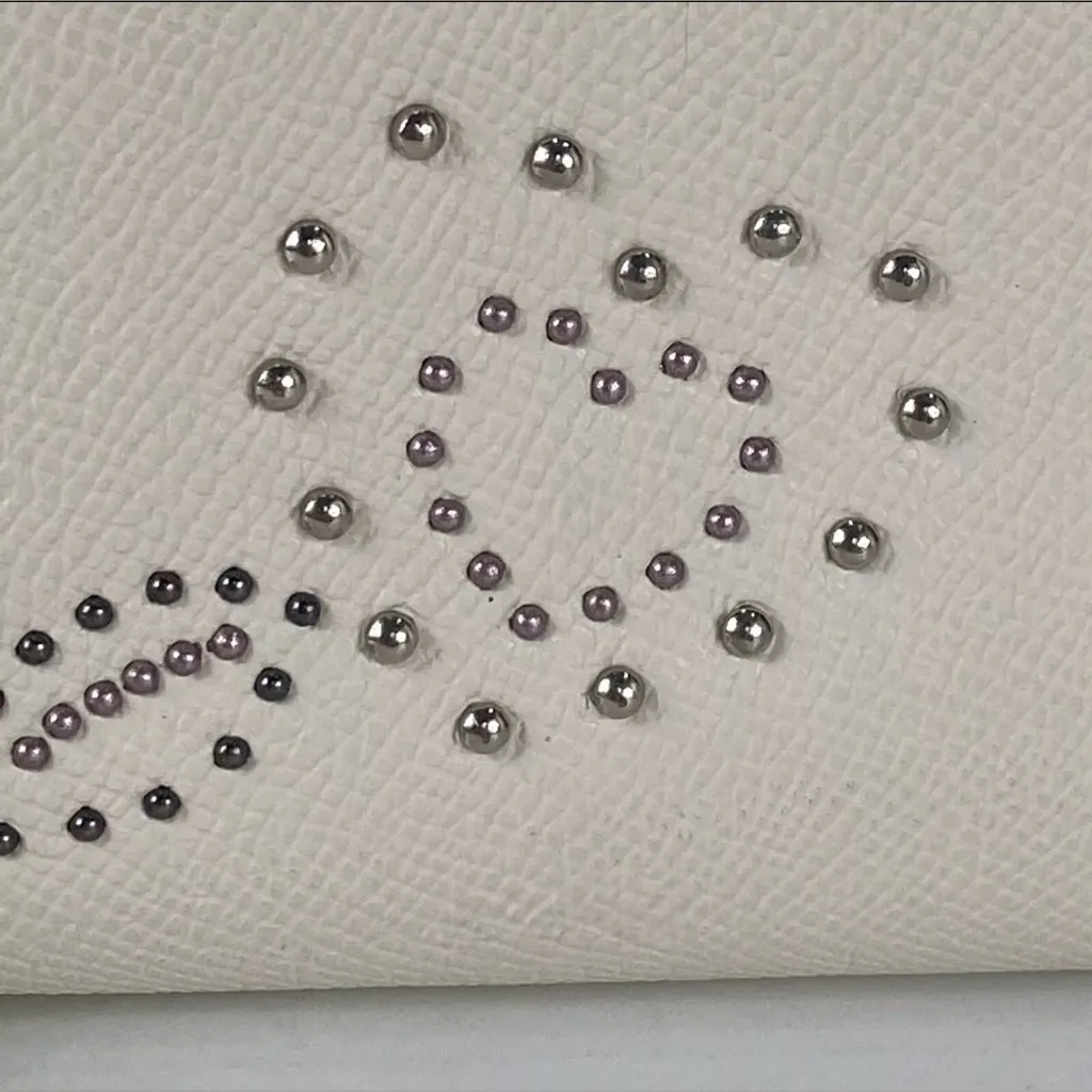 Coach Heart Bandana Rivets wallet Crossgrain leather - Image 3