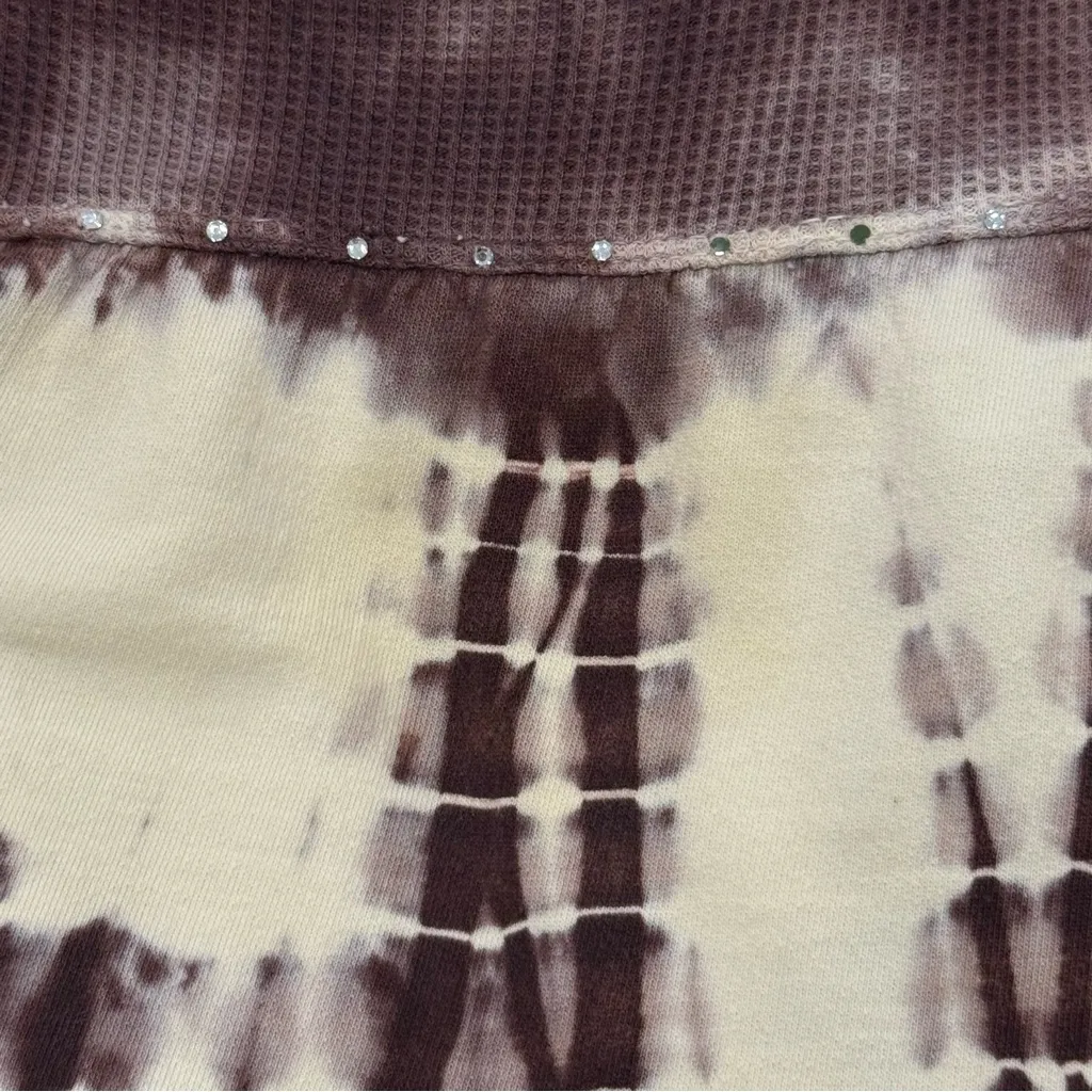 T Party Tie Dye Mini Dress Vintage Y2K Medium Boho Chic Pocket Tank Retro Hippie - Image 8