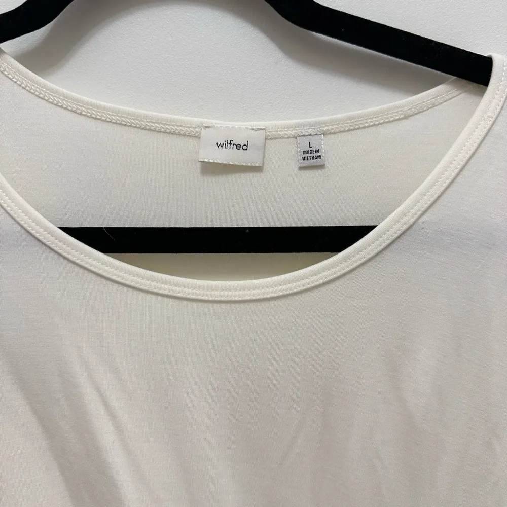 Aritzia Wilfred Fortune Maxi Dress White Size L - Image 4