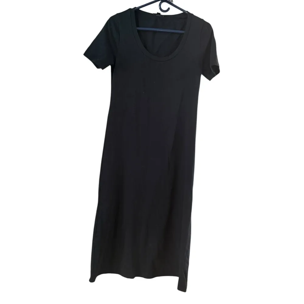 J Crew Classic Black Midi Dress - Image 2
