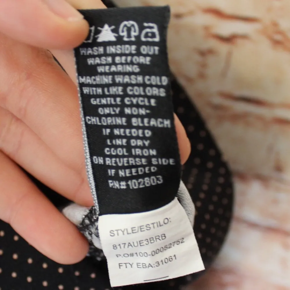 Briggs New York | Black/Tan Polka Dot Pull-On Ankle Cropped Pants - Image 6