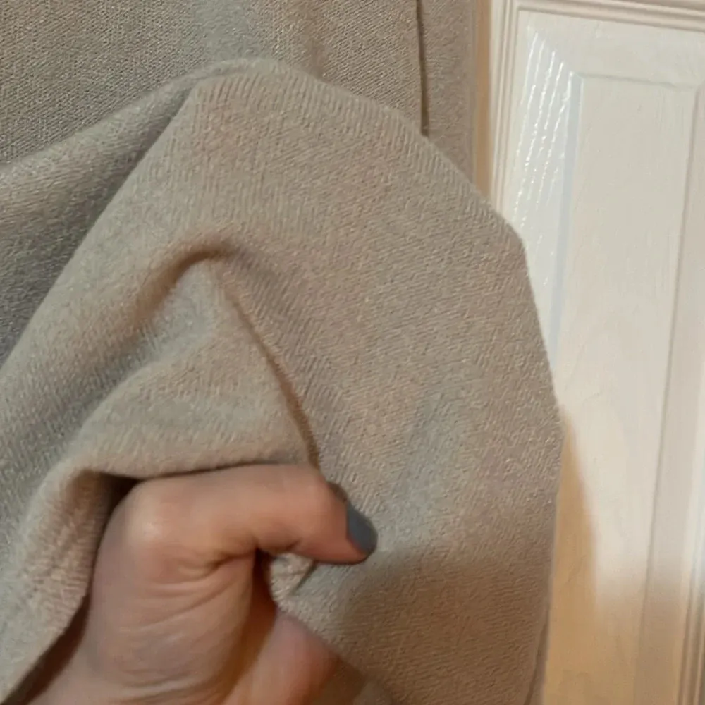 Style Rack crowl neck beige button detail sweater top - Image 3