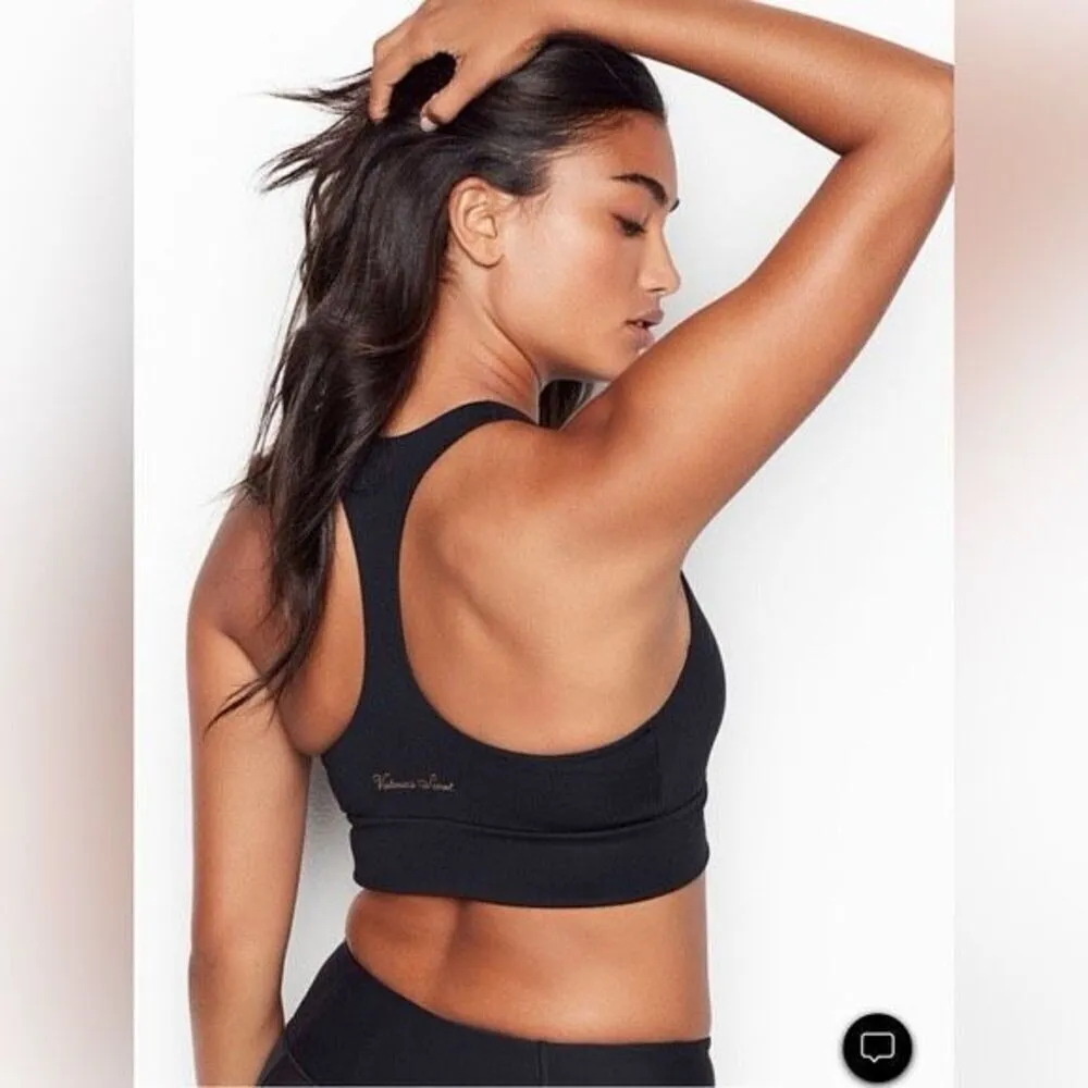 ✨Victoria’s Secret Twist Front Black Sz Large Sport Bra✨ - Image 3