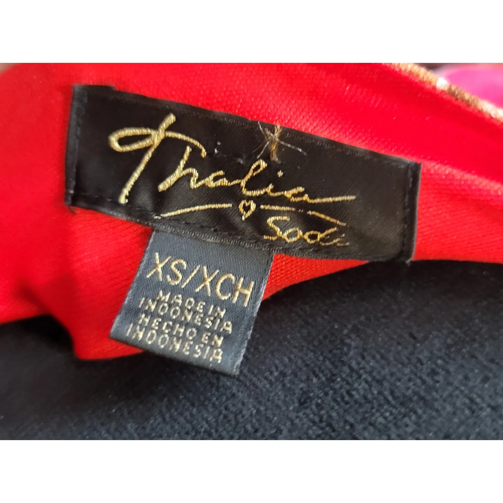 Thalia Sodi Women's Blouse XS Multicolor Geometric Print Long Bell Sleeve Top - Image 8