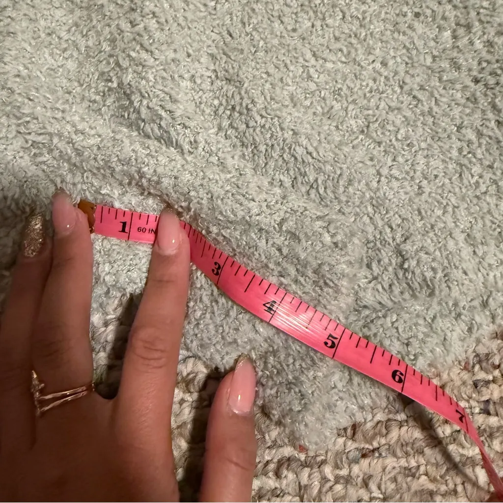 SKIMS Cozy Knit Lounge Set Shorts Crop Zip Up Hoodie- Size Small Medium - Image 7